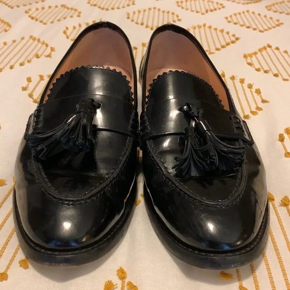 J. Crew Black Tassel Loafers - Picture 2 of 7